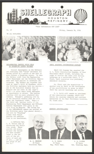 Shellegraph, No. 47, January 24, 1964 