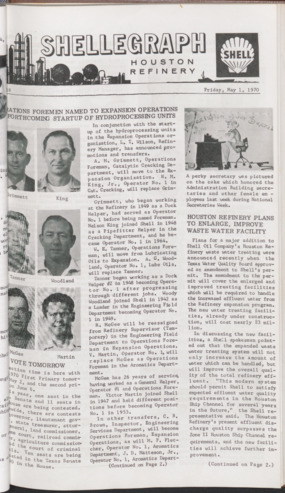 Shellegraph, No. 18, May 1, 1970