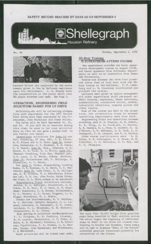 Shellegraph, No. 36, September 4, 1970