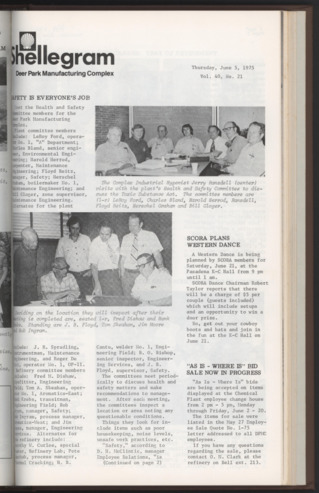 Shellegram, Vol. 40, No. [22], June 5, 1975