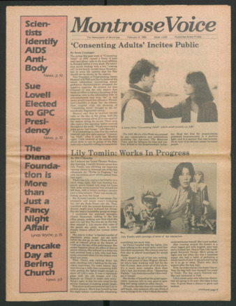 Montrose Voice, No. 224, February 8, 1985