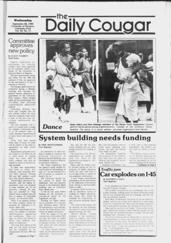 The Daily Cougar. Vol. 50, No. 17, September 28, 1983.