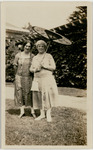 Blanche Espy Chenoweth posing with another woman