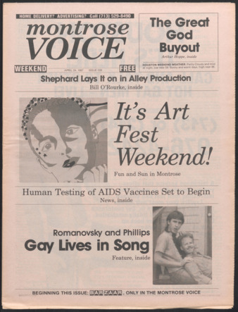 Montrose Voice, No. 339, April 24, 1987