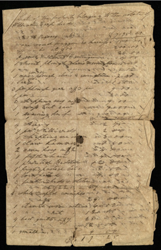 Inventory of the property of the estate of William Earp by Basil G. Ijams