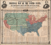 Reynold's political map of the United States