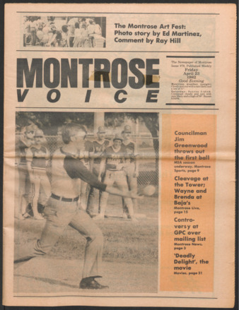 Montrose Voice, No. 78, April 23, 1982