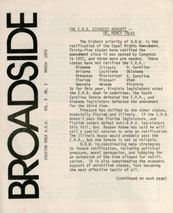 Broadside, Vol. 9, No. 3, March 1978