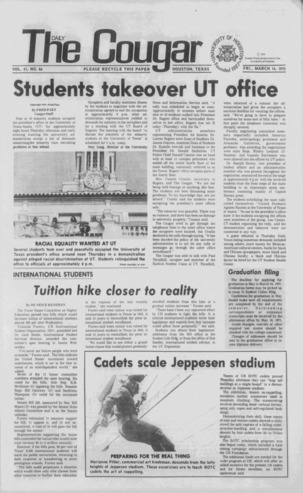 The Daily Cougar. Vol. 41, No. 86, March 14, 1975.