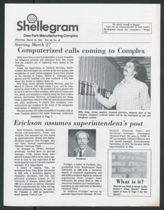 Shellegram, Vol. 46, No. 12, March 19, 1981