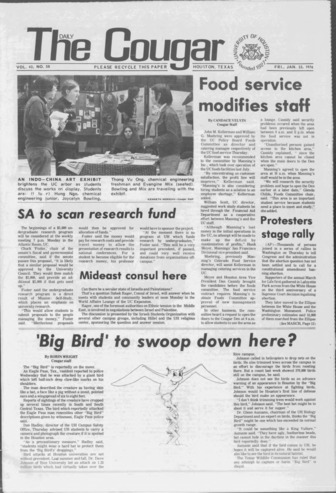 The Daily Cougar. Vol. 42, No. 58, January 23, 1976.