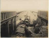 Remains of arched bridge