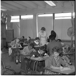 KUHT crew films Dorothy Sinclair in classroom