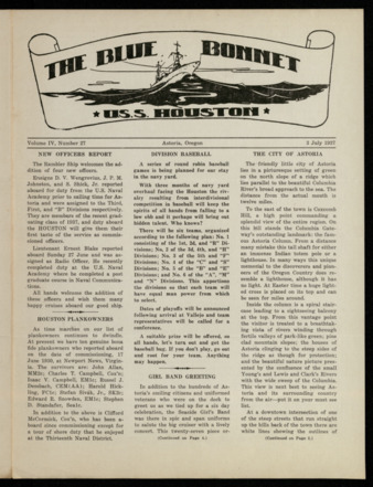 The Blue Bonnet, Vol. 4, No. 27, July 3, 1937