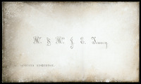 Calling card of Mr. & Mrs. J. E. Tenney