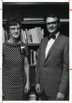 Edward G. Holley standing with a woman