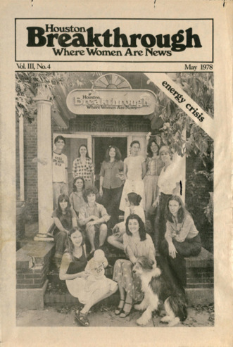 Houston Breakthrough, Vol. 3, No. 4, May 1978