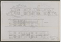 Job 66-10, Memorial Creole Apartments, Sheet 5: Building elevations A