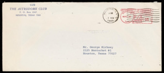 Envelope addressed to George Kirksey