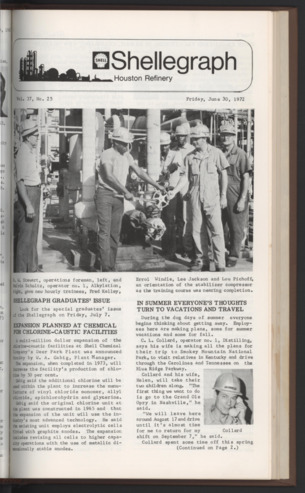 Shellegram, Vol. 37, No. 25, June 30, 1972