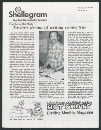 Shellegram, Vol. 46, No. 9, February 26, 1981