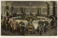 Military dinner at St. Anthony, San Antonio, Texas