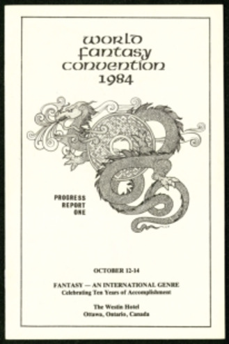 World Fantasy Convention 1984, Progress Report One