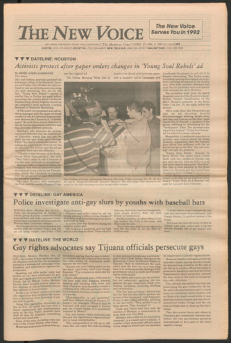 The New Voice, No. 583, December 27, 1991-January 2, 1992