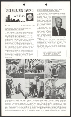 Shellegraph, No. 185, May 20, 1966