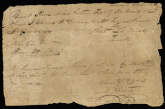 Signature of Moses Austin