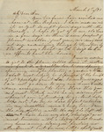 Letter from Mary Jones to Cromwell Anson Jones, 1875 March 5