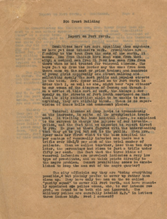 Report on Fort Worth