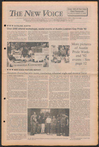 The New Voice, No. 622, September 25-October 1, 1992