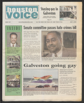 Houston Voice, No. 1071, May 4, 2001