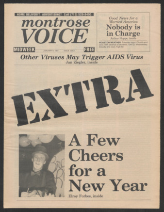Montrose Voice, No. 324-A, January 6, 1987