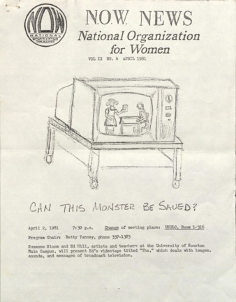 NOW News Bay Area Chapter, Vol. 9, No. 4, April 1981