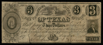 Monetary bill for $3