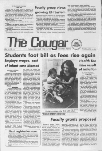 The Summer Cougar. Vol. 42, No. 114, June 24, 1976.