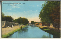 Irrigating canal, El Paso, Texas