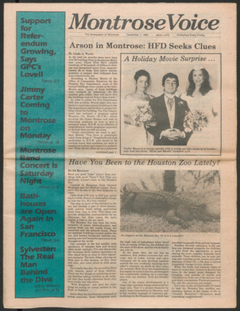 Montrose Voice, No. 215, December 7, 1984
