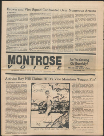 Montrose Voice, No. 170, January 27, 1984
