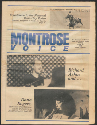 Montrose Voice, No. 90, July 16, 1982