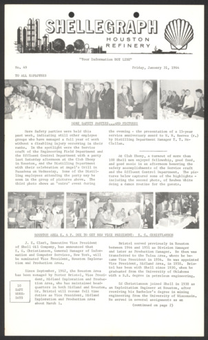 Shellegraph, No. 49, January 31, 1964 
