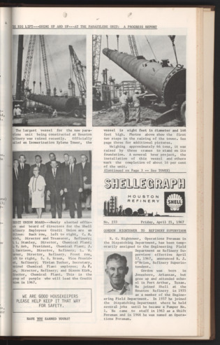 Shellegraph, No. 233, April 21, 1967