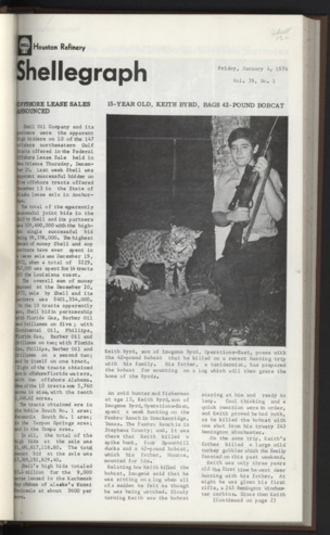 Shellegram, Vol. 39, No. 1, January 4, 1974