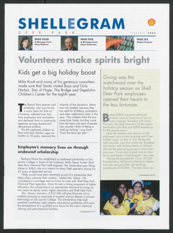 Shellegram, February 2002