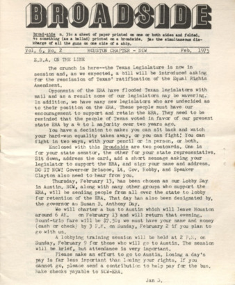 Broadside, Vol. 6, No. 2, February 1975