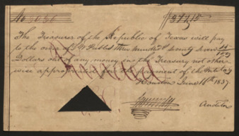 Pay certificate to S. W. Peebles