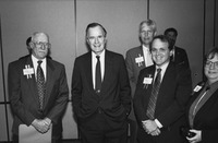 Economic Summit attendees, including President George Bush