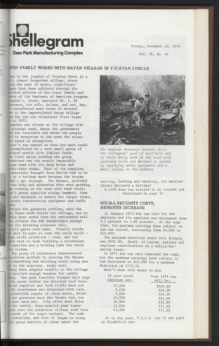 Shellegram, Vol. 39, No. 44, November 15, 1974